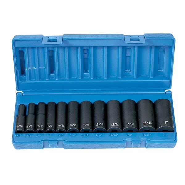 SKT SET 3/8" DR 12 PIECE DEEP IM